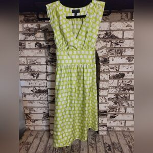 Banana Lime Green Geometric Design 0